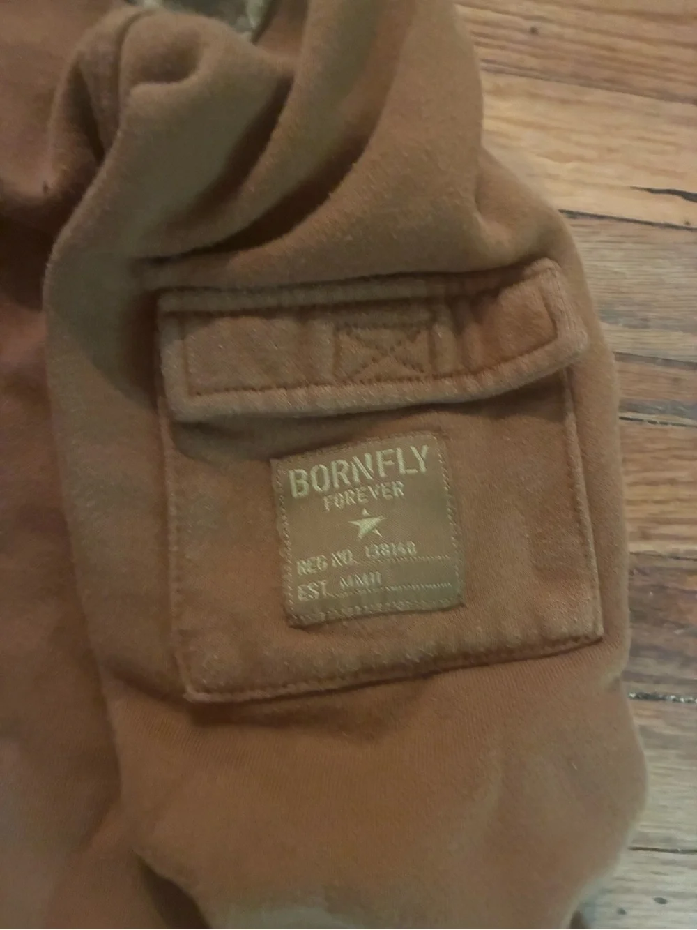Born Fly Brown & Camo Hoodie - 
